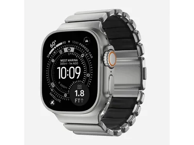 NOMAD Stratos - Apple Watch (49mm/ULTRA1&2) Ti Natural/Black