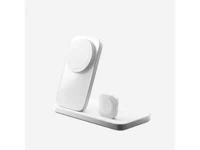 NOMAD Stand One Max - Wireless Qi2.2 (4th Gen) - Silver