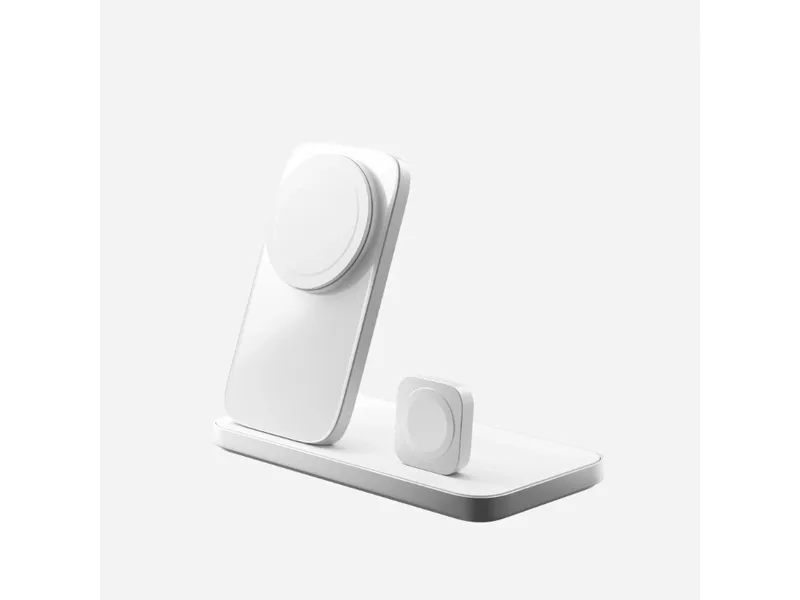 NOMAD Stand One Max - Wireless Qi2.2 (4th Gen) - Silver