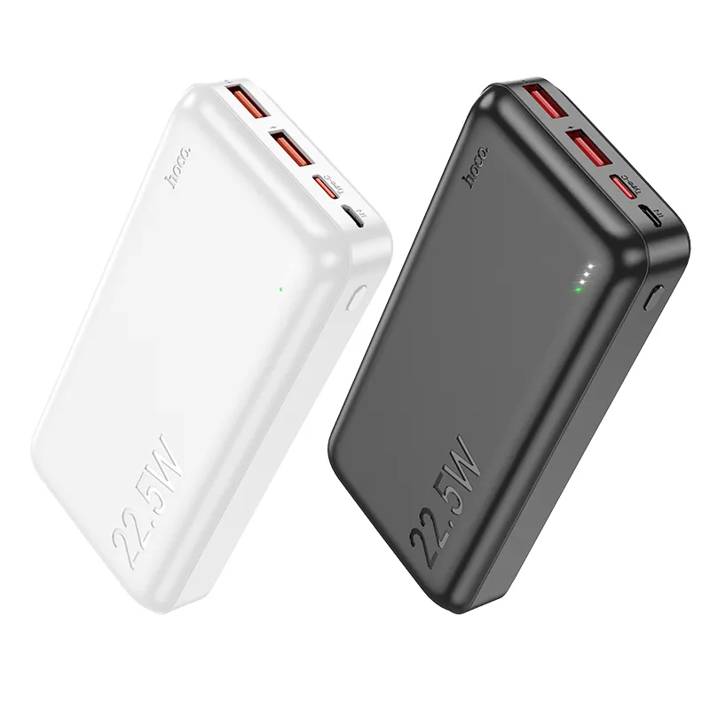 hoco. J101 10000mAh 22.5W Ultra Thin Astute Power Bank - Black