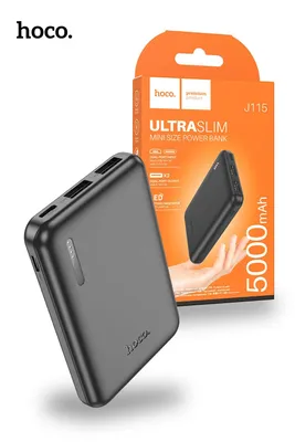 hoco. J115 5000mAh Journey Power Bank - Black