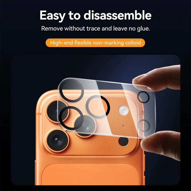iPhone 16 Pro / iPhone 16 Pro Max hoco. G13 Camera Anti-Glare Tempered Glass - Clear