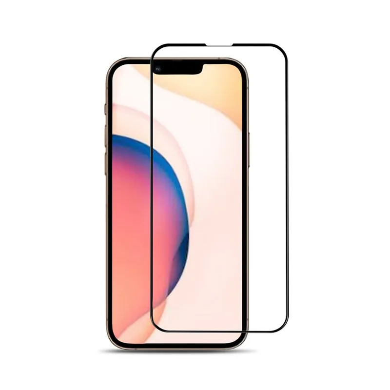 iPhone 13 / 13 Pro / 14 / 16E / 17E Full Coverage Tempered Glass Screen Protector