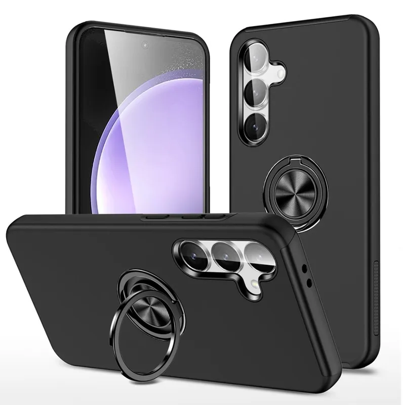 Magnetic Ring Holder Shockproof Case Cover for Samsung Galaxy S24 FE
