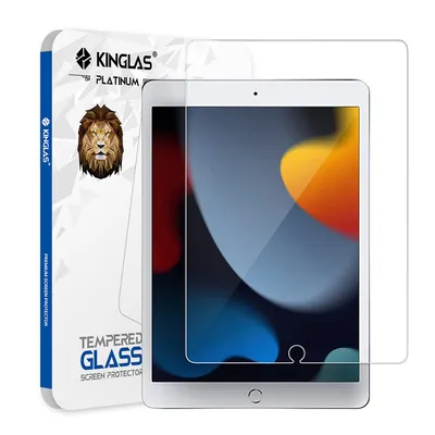 Kinglas Tempered Glass Screen Protector For iPad 10.2 (2019) / 10.2 (2020) / 10.2 (2021) / Air (2019) / Pro 10.5 (2017)