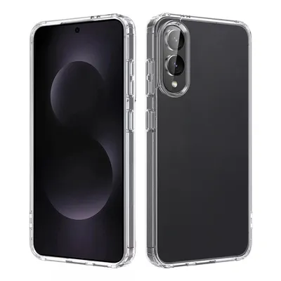High Quality Acrylic + TPU Hybrid Transparent Case Cover for Samsung Galaxy S25 Edge