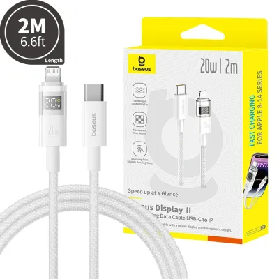 Baseus Display 2 Fast Charging Data Cable USB-C to iPhone 20W 2M