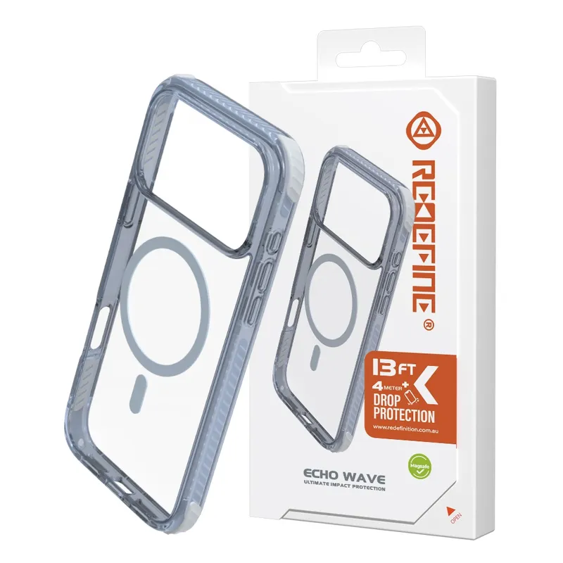 iPhone 17 Air REDEFINE Echo Wave Ultimate Impact Protection Transparent Case Cover