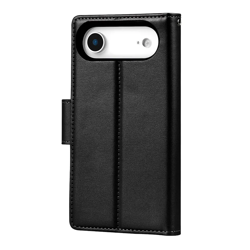 iPhone 17 Air Hanman 2 in 1 Detachable Flip Leather Wallet Case With Magnetic Ring