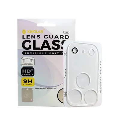 iPhone 17 Pro Max Kinglas 3D Full Coverage HD Clear Camera Lens Protector Film