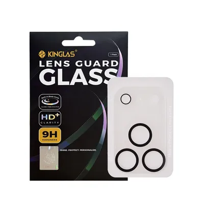 iPhone 17 Pro Kinglas 3D Full Coverage Silk Printing Camera Lens Protector