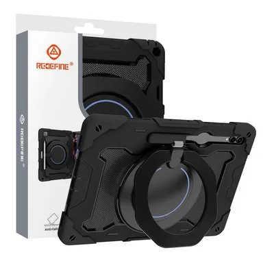 Armor Shockproof Handle Ring Rotation Case Cover for Samsung Galaxy Tab S8 Ultra X900 / S9 Ultra X91