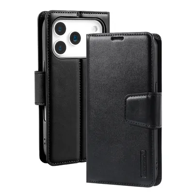 iPhone 17 Pro Hanman PU Flip Leather Wallet Case