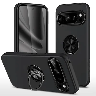 Magnetic Ring Holder Shockproof Case Cover for Google Pixel 10 / 10 Pro