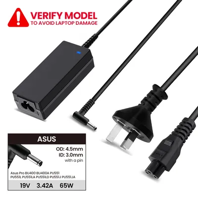 Laptop Power Adapter AS651904530 For Asus Pro BU400 BU400A PU551 PU551L PU551LA PU551LD PU551J PU551JA (With Pin Inside)