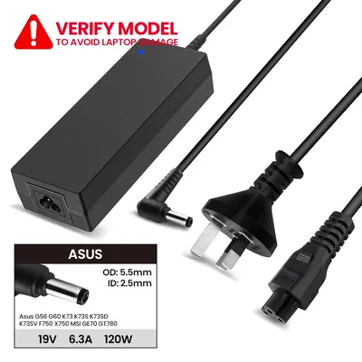 Laptop Power Adapter AS1201905525 For Asus G56 G60 K73 K73S K73SD K73SV F750 X750 MSI GE70 GT780