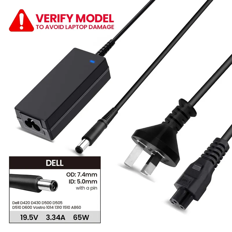 Laptop Power Adapter DL651957450 For Dell D420 D430 D500 D505 D510 D600 Vostro 1014 1310 1510 A860