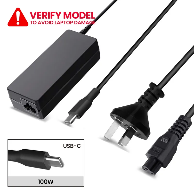 100W USB-C Universal Laptop Power Adapter AF100200CUSB