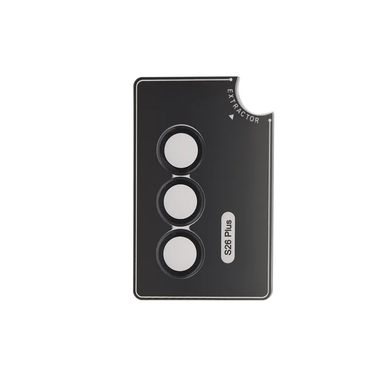 Kinglas Metal Ring HD Tempered Glass Camera Lens Protector Film for SamSung Galaxy S26 Plus