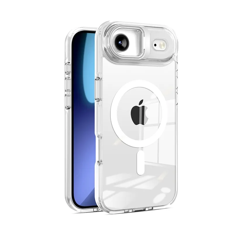 REDEFINE Lens Flip Stand Transparent Magsafe Case for iPhone 17 Air - TransParent