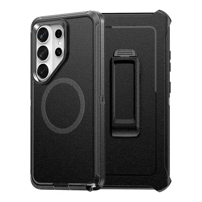 Shockproof Robot Armor Hard Plastic Case Cover with Belt Clip with Magnetic Ring for Samsung Galaxy S26 Ultra