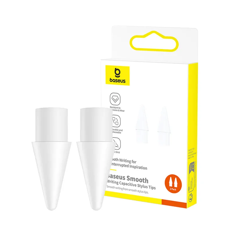 Baseus Smooth Writing Capacitive Stylus Tips Moon White (2pcs)