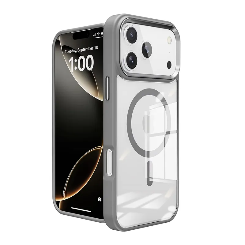 Redefyne Metal Camera Lens Magnetic Transparent Magsafe Case for iPhone 17 Pro / 18 Pro
