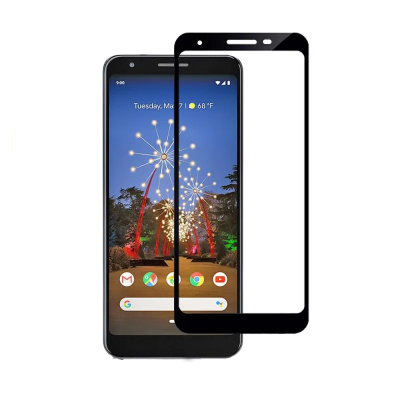 3D Full Coverage Tempered Glass Screen Protector for Google Pixel 3a