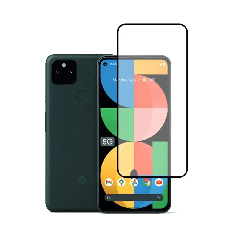 3D Full Coverage Tempered Glass Screen Protector For Google Pixel 5a 5G