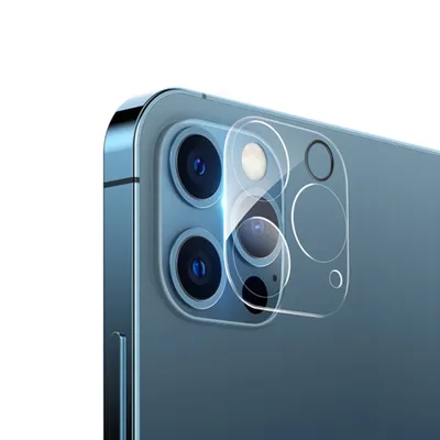 Kinglas 3D Transparent Camera Lens Protector Film for iPhone 12 Pro Max (6.7'')