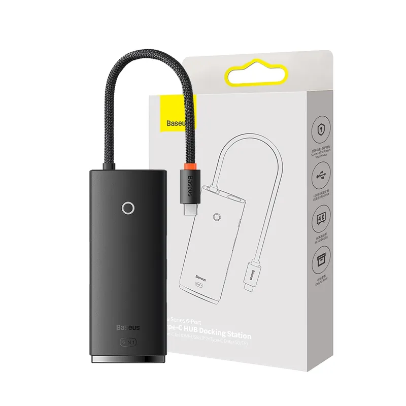 Baseus Hub Lite Series 6 Port USB-C HUB