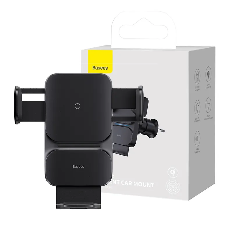 Baseus Wisdom Auto Alignment Car Mount Wireless Charger