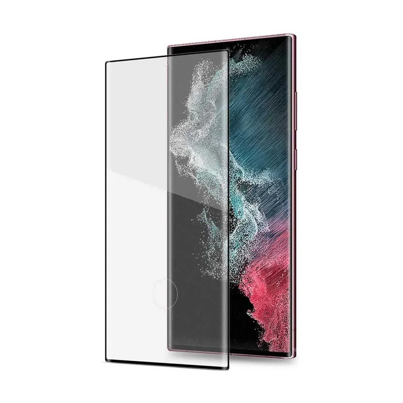 Full Coverage Tempered Glass Screen Protector for Samsung Galaxy S22 Ultra (Edge-Adhesive film)