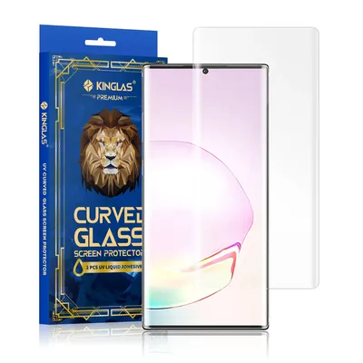Kinglas 3D Curved UV Tempered Glass Screen Protector For Samsung Galaxy Note 20 Ultra (2 PCS UV Liquid Adhesive)