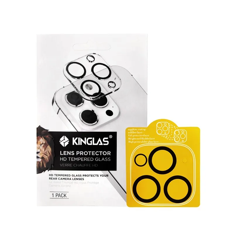 Kinglas 3D Silk Printing Camera Lens Protector Film for iPhone 11 Pro / 11 Pro Max