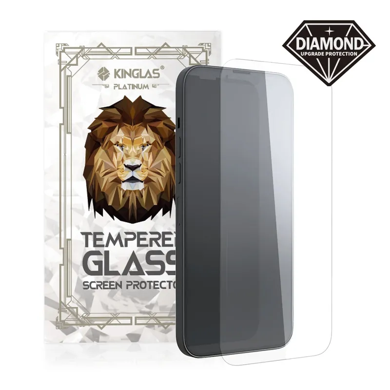 Kinglas Tempered Glass Screen Protector For iPhone 6 / 6s / 7 / 8 (Diamond Glass & Japan Glue Upgrade)