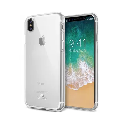 Mercury Transparent Jelly Case Cover for Apple iPhone X/ XS