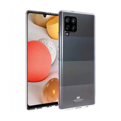 Mercury Transparent Jelly Case Cover for Samsung Galaxy A12