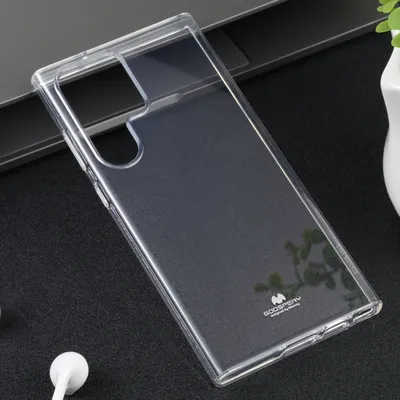 Mercury Transparent Jelly Case Cover for Samsung Galaxy S22 Ultra