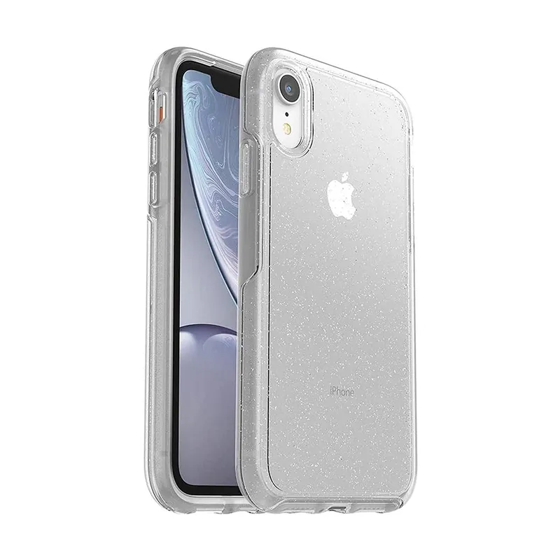 Shiny Clear Acrylic Shockproof Case Cover for iPhone XR