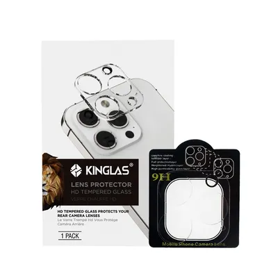 iPhone 15 Pro / iPhone 15 Pro Max Kinglas 3D Transparent Camera Lens Protector Film