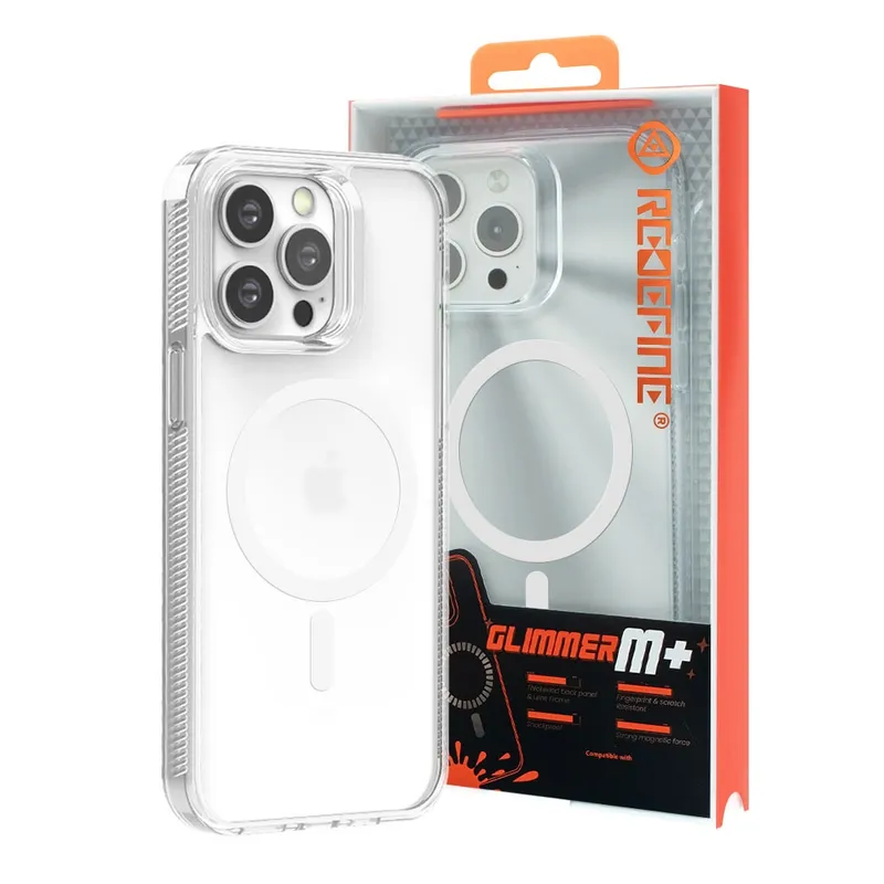 iPhone 15 Pro Max Redefine Frosted Matte Shockproof Case Cover With Magnetic Ring