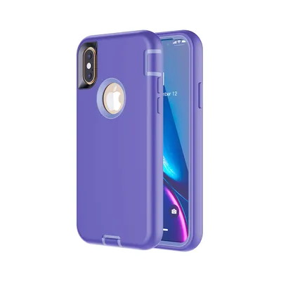 3 in 1 Shockproof Silicone Armor Case Cover for iPhone XS Max