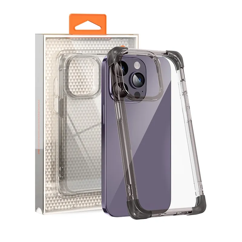 Anti-Shock Space Protective Clear Cover Case for iPhone 14 Pro