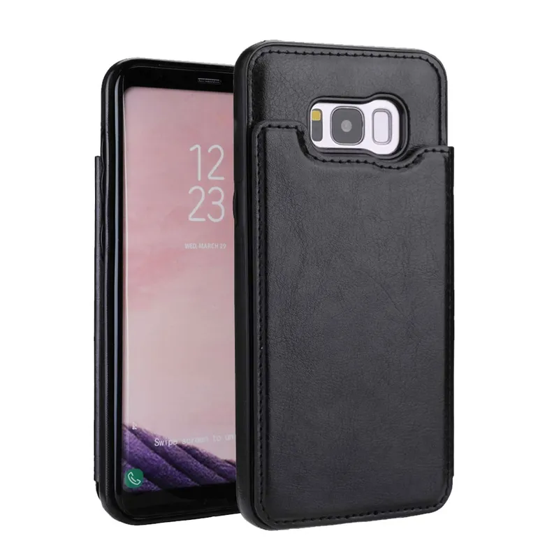 Back Flip Leather Wallet Case Cover for Samsung Galaxy S8 Plus