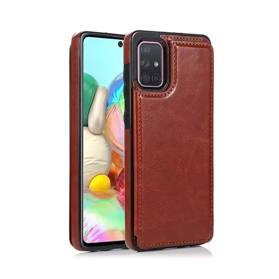 Back Flip Leather Wallet Cover Case for Samsung Galaxy A71 5G