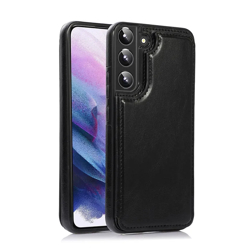 Back Flip Leather Wallet Cover Case for Samsung Galaxy S22