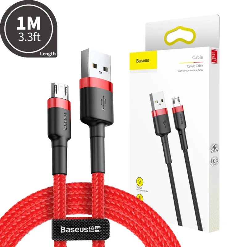 Baseus Cafule Double Side Insertion Micro-USB Charging Cable 1M