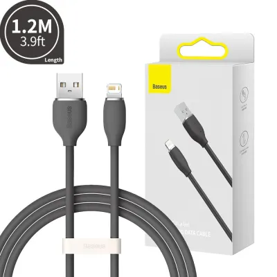 Baseus Jelly Liquid Silica Gel Fast Charging Data Cable USB to iPhone 2.4A 1.2m