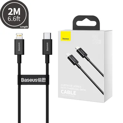 Baseus Superior Series Fast Charging Data Cable USB-C to iPhone PD 20W 2M